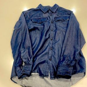 G-Star Raw mens denim button down size:XL